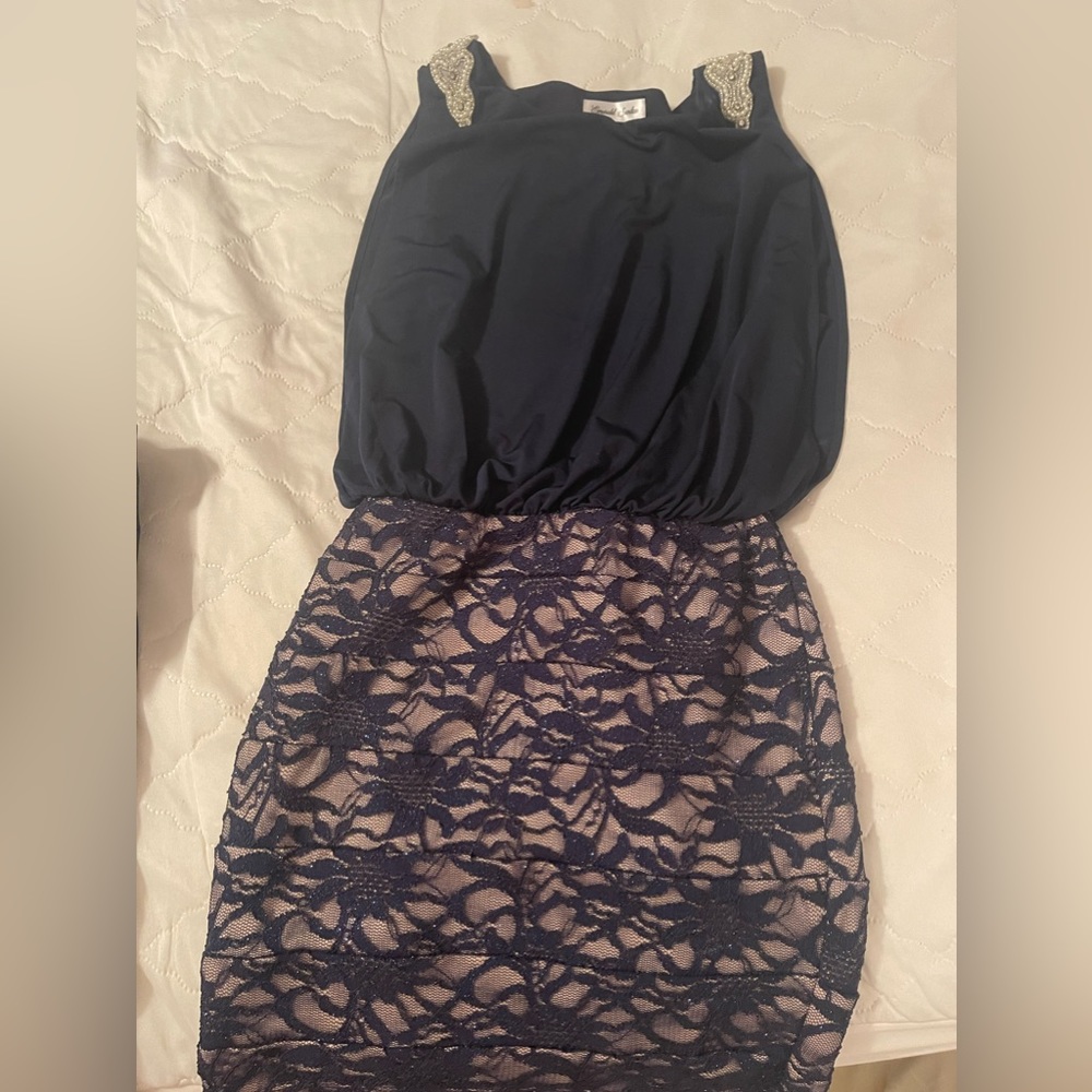 Blue dress